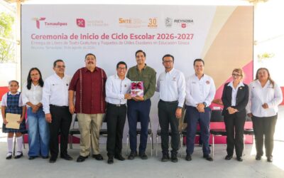 Dio Inicio a Ciclo Escolar Alcalde Carlos Peña Ortiz