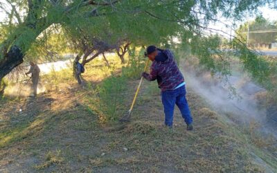 Refuerza Camargo Mantenimiento y Limpieza en Comunidades Rurales