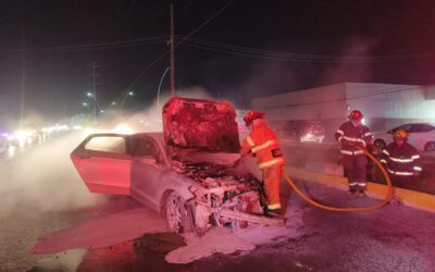 Controla Incendio Protección Civil y Bomberos de Reynosa con Espuma Especial