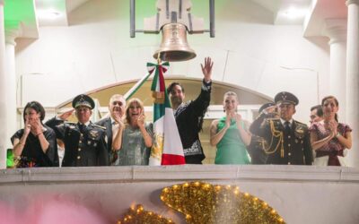 Ante más de 20 Mil asistentes el Alcalde Carlos Peña Ortiz presidió la ceremonia del Grito de Independencia en Reynosa