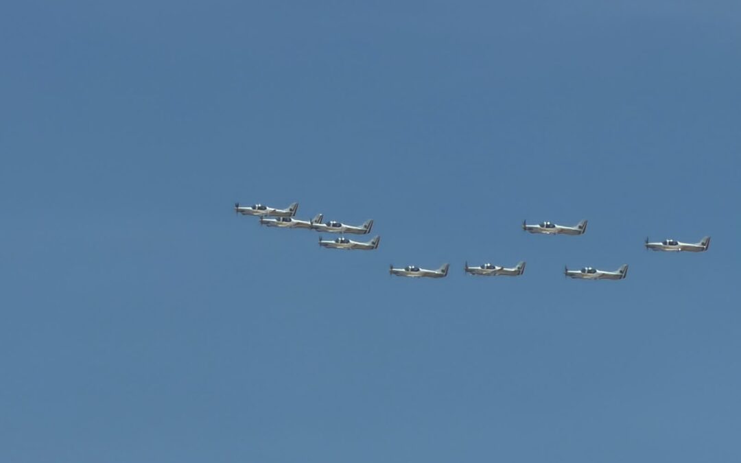 Desplegó México Poder Aéreo con 99 Aeronaves en Desfile Militar