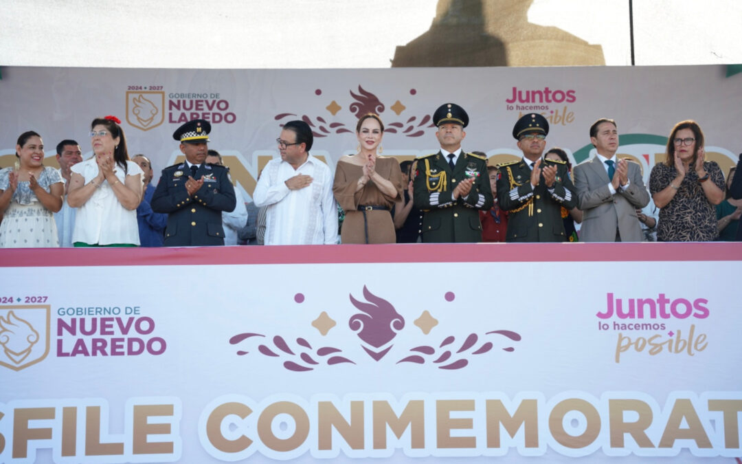 Encabeza Carmen Lilia Canturosas Desfile Cívico por Día de la Independencia