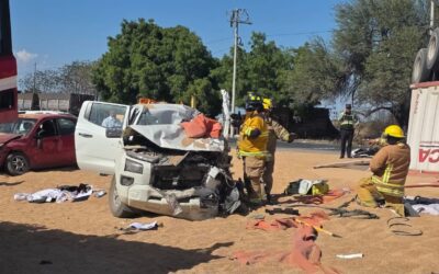 Muere trabajador tras quedar prensado en accidente