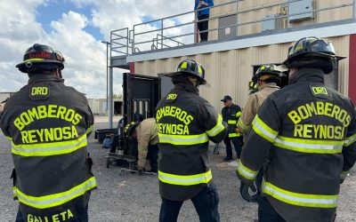 Refuerzan Lazos de Colaboración en Intercambio Internacional de Bomberos