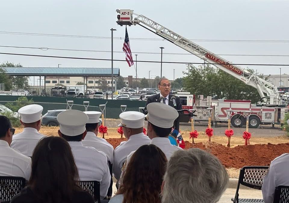 Inician Construcción de Nuevo Taller de Mantenimiento para Bomberos de Laredo