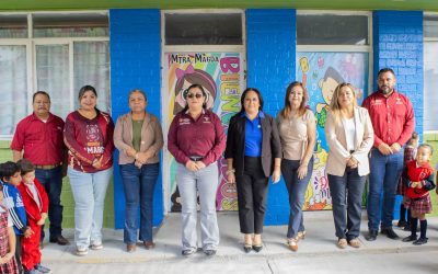 Ernestina Perales Entrega Obras de Rehabilitación en Jardín de Niños Gabilondo Soler de Camargo