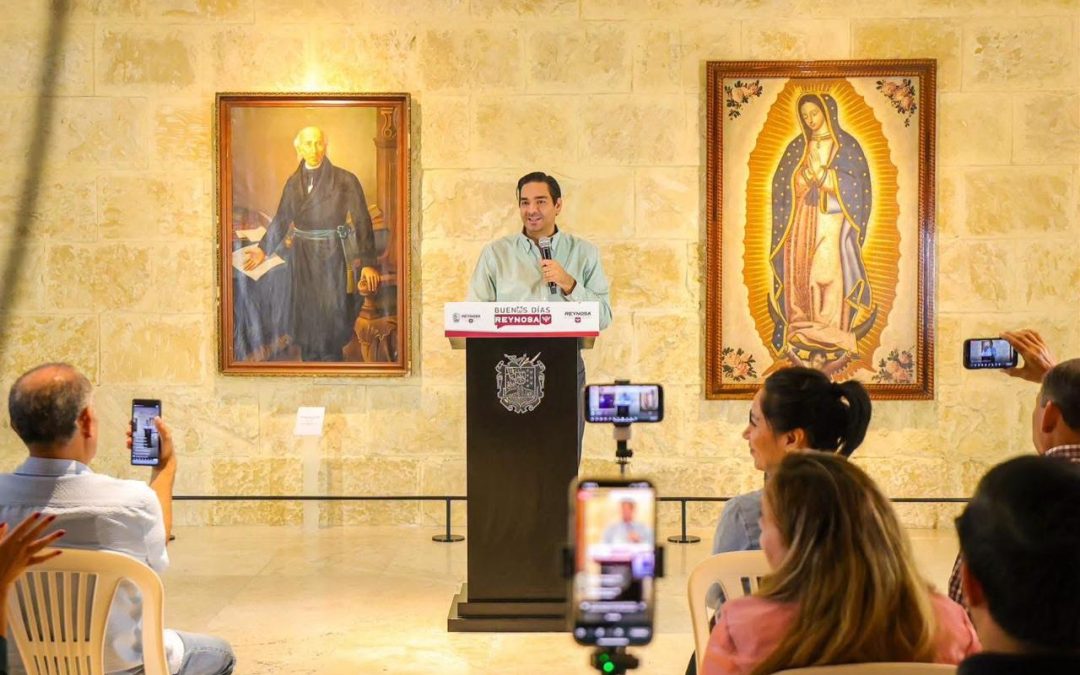 Ofreció Alcalde Carlos Peña Ortiz Conferencia «Buenos Días Reynosa» Anunció Expo Construcción CMIC