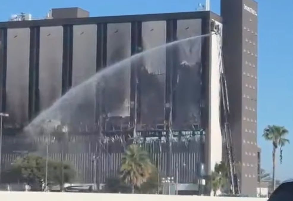 Declaran Emergencia Tras Incendio en Hotel DoubleTree de Laredo