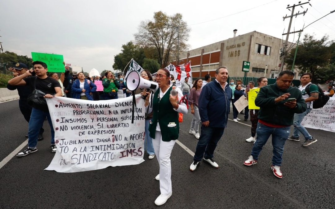 La demandas de los trabajadores del IMSS son legítimas y deben resolverse: Sheinbaum