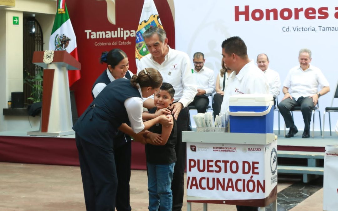 Pone en marcha Américo Campaña Estatal de Vacunación 2026