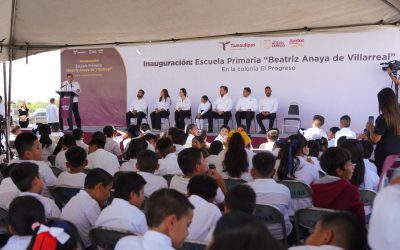 Inauguran Américo Villarreal y Carmen Lilia Nueva Primaria de 36.8 Millones