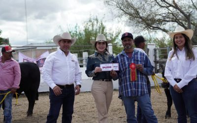Fortalece Carmen Lilia Ganadería con Concurso de Novillo Gordo