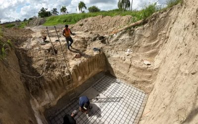 Avanza rehabilitación de laguna de almacenamiento de COMAPA Camargo